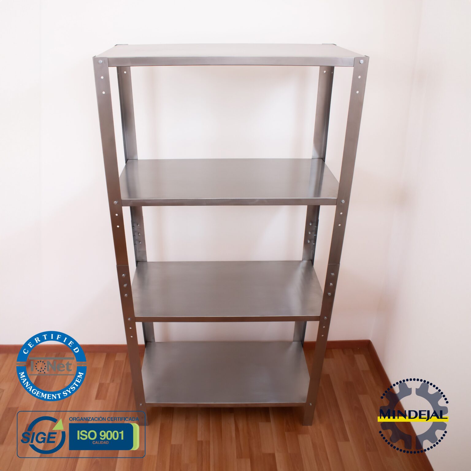 Acero Rack Anaquel Rack, 4 Niveles Acero Inoxidable. - Mindejal | Fabricación de ...